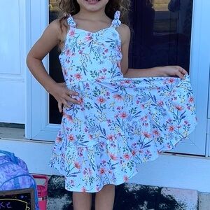 Floral Sleeveless Dress for Girls 6T